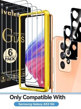 Samsung Galaxy A53 5G Screen Protector & Camera Lens Kit